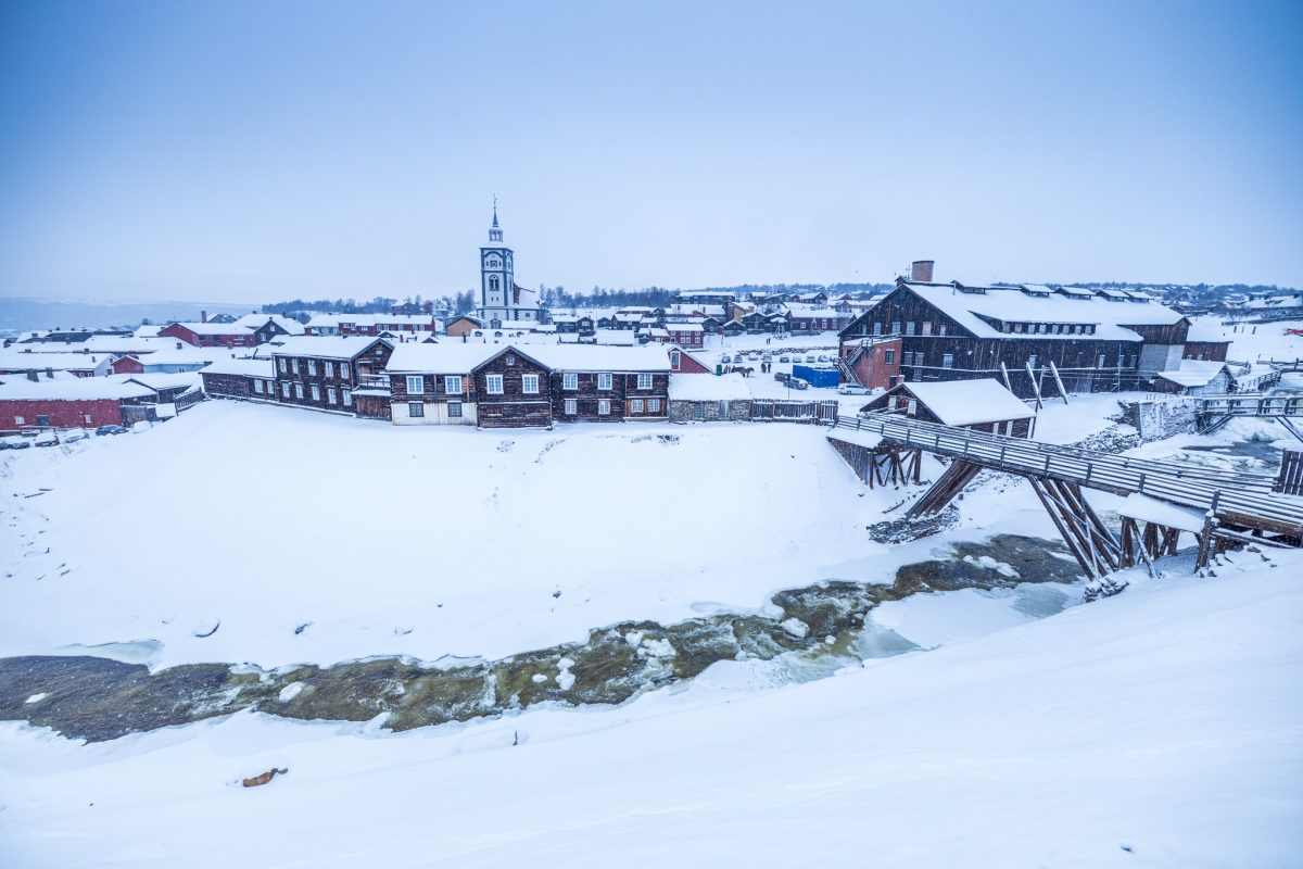 The town Røros, Norway Røros