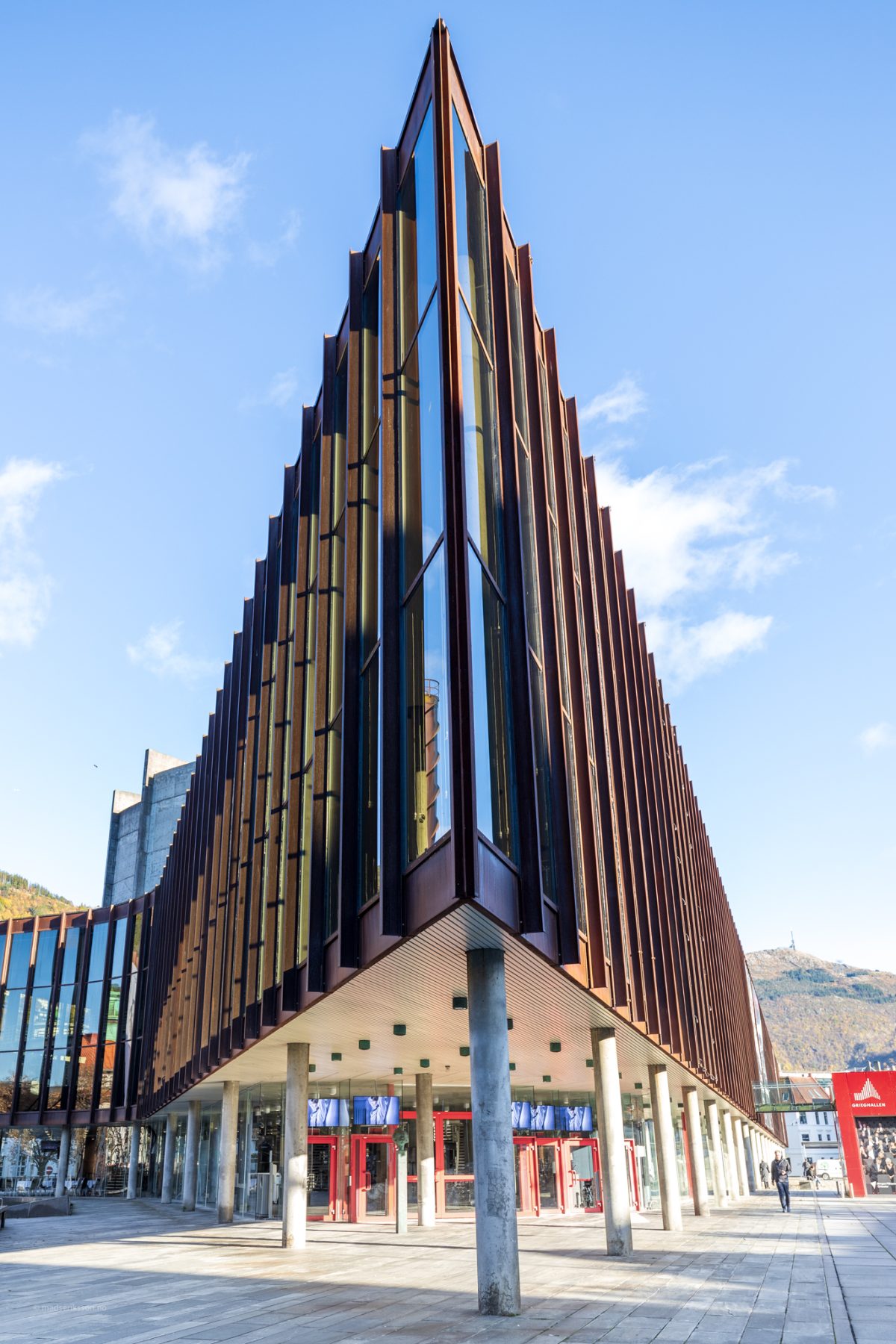 The concert hall, Grieghallen in Bergen. Grieghallen, Bergen