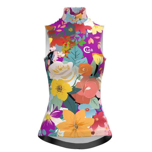 PRODOTTO VIRTUALE, Gilet Ciclismo - grafica Flowers Wall