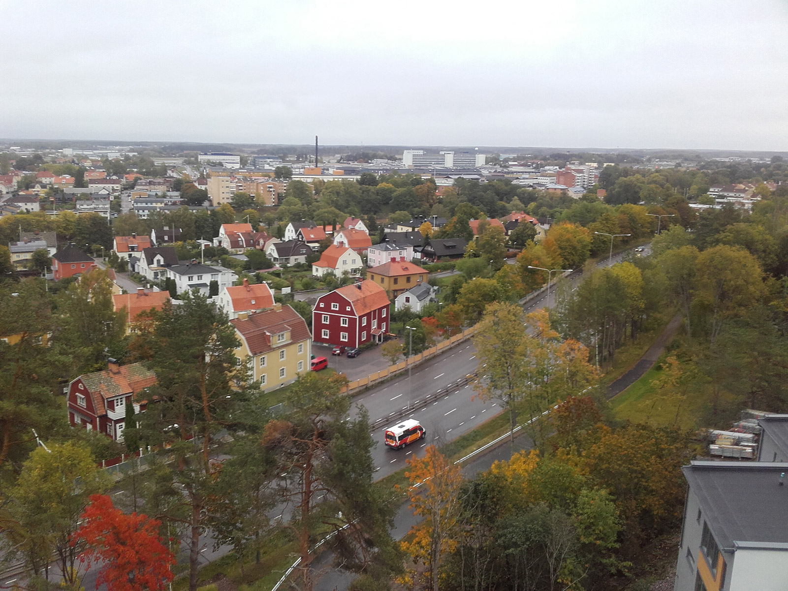 Utsikt från Vimanshäll i Linköping