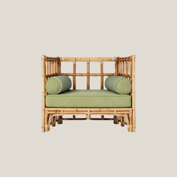 sillón de fibras naturales para eventos