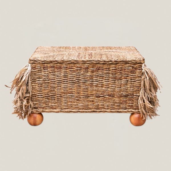 taburete de fibras naturales para eventos