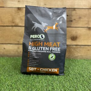 Pero High Meat Gluten Free Biscuits Staffordshire Bull Terrier Chicken