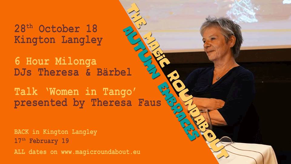 Magic Roundabout Flyer with Theresa Faus 28th October 2018.