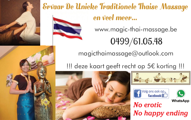 voorkant buisness card Magic Thai Massage