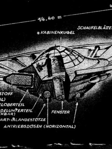 German flying saucer - fliegende Untertasse