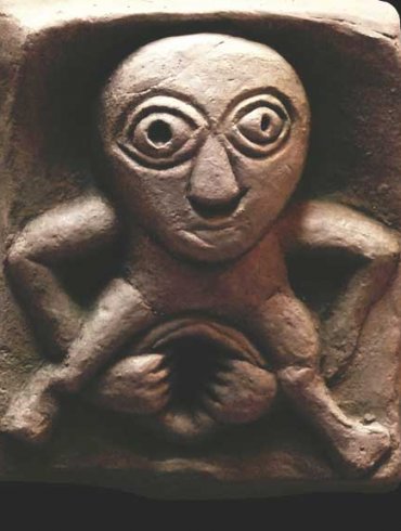 Sheela na Gig carving