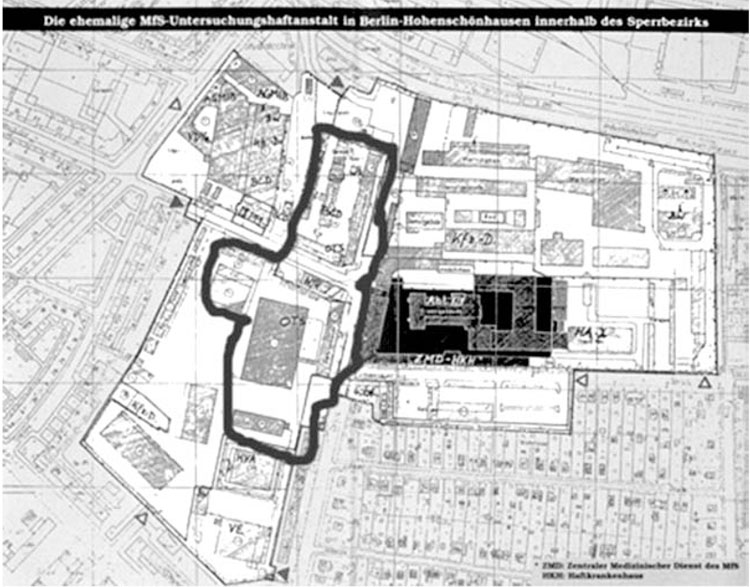 Stasi Technical Operations Sector Map