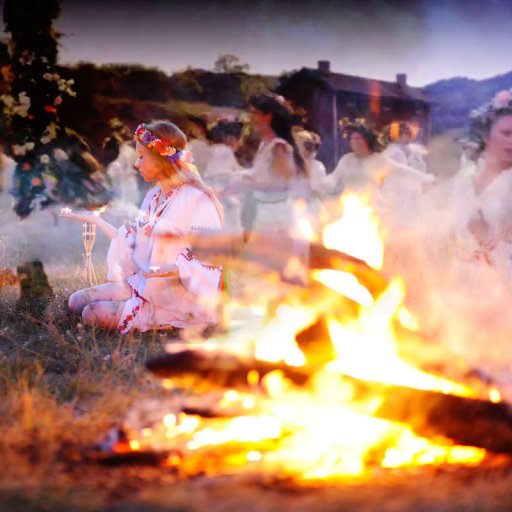 midsummer bonfire