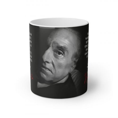 Julius Evola coffee mug with quote and Irminsul symbol