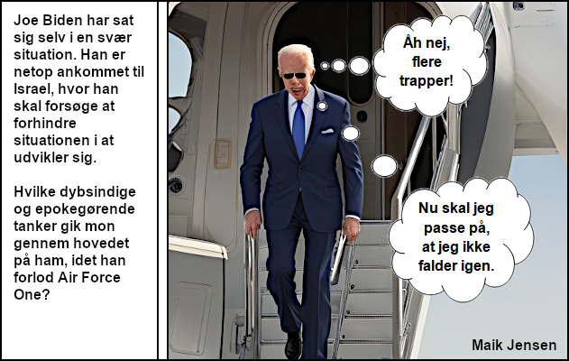 Joe Biden forlader Air Force One