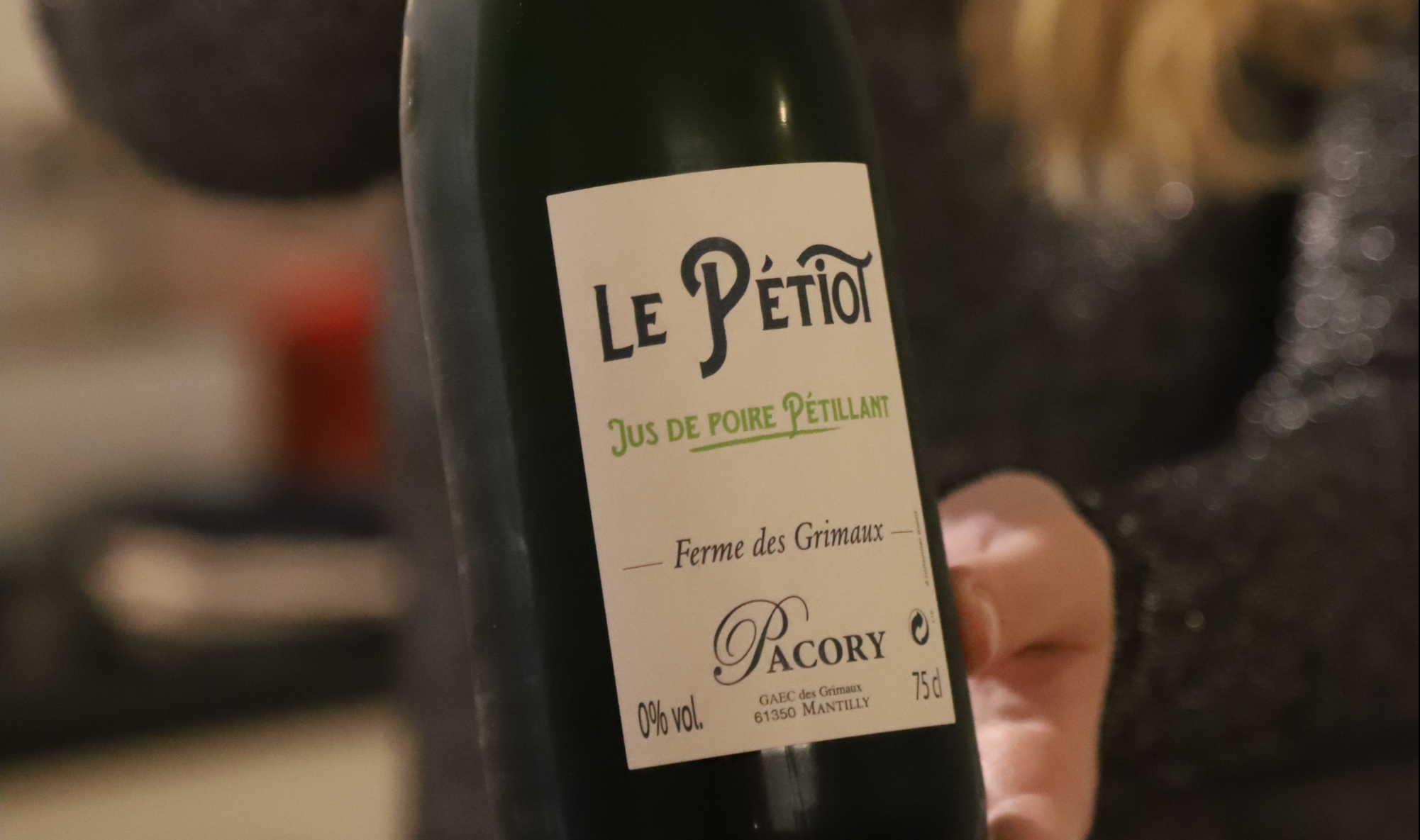 alcoholvrije wijn Le Pétiot Jus de poire pétillant