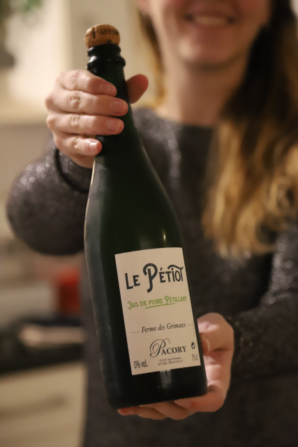 alcoholvrije wijn Le Pétiot Jus de poire pétillant