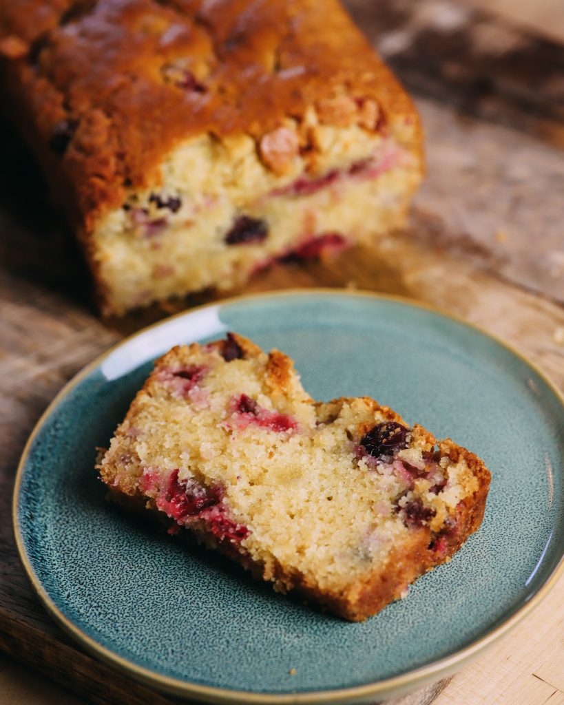 Recept voor een makkelijke vegan cranberry cake