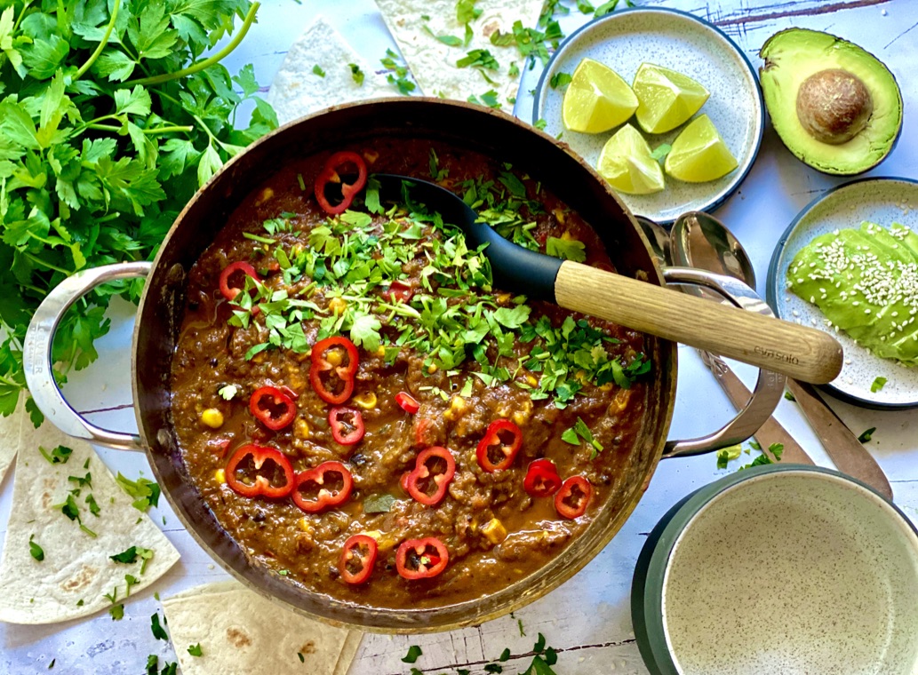 Bønnegryde | Vegetarisk curry - Majspassion