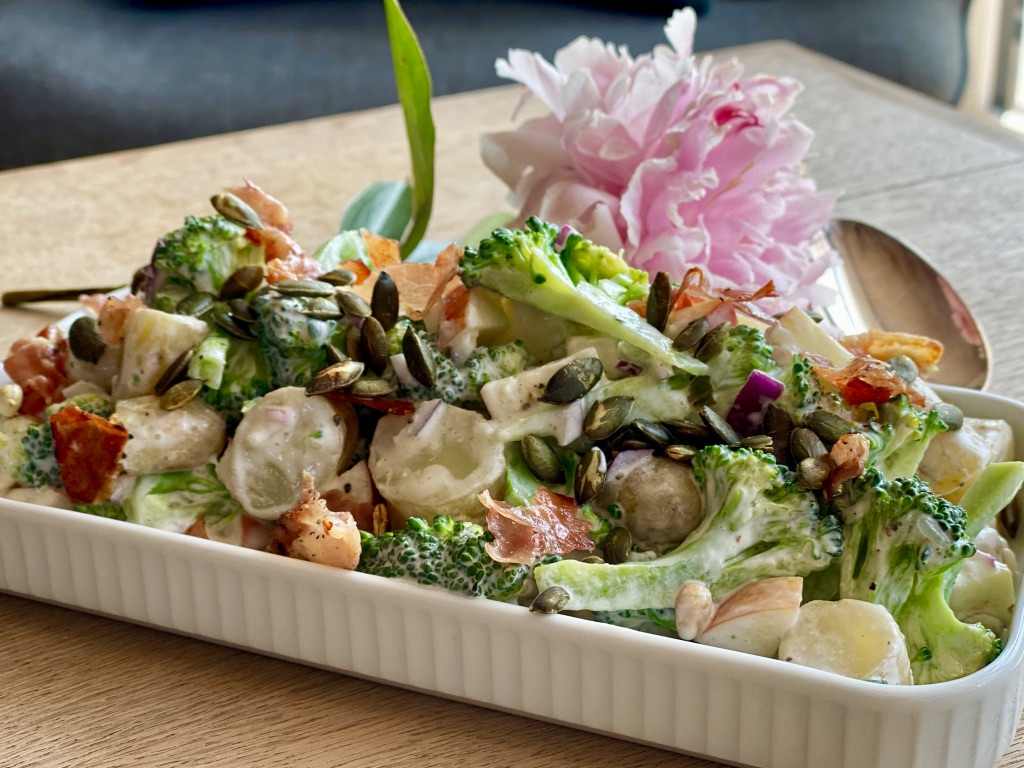 Broccoli Kartoffelsalatsalat Majspassion