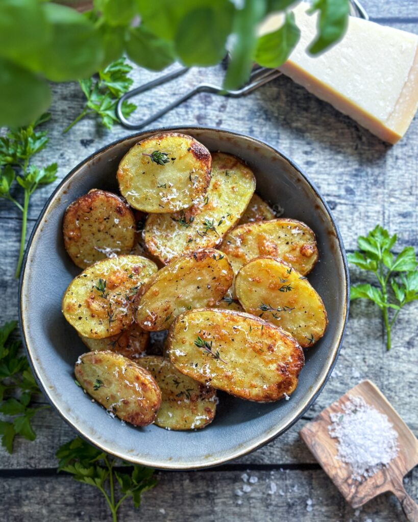 Ovnbagte kartofler med parmesan
