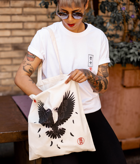 "Yogen no tori" Tote bag Makaii Collection