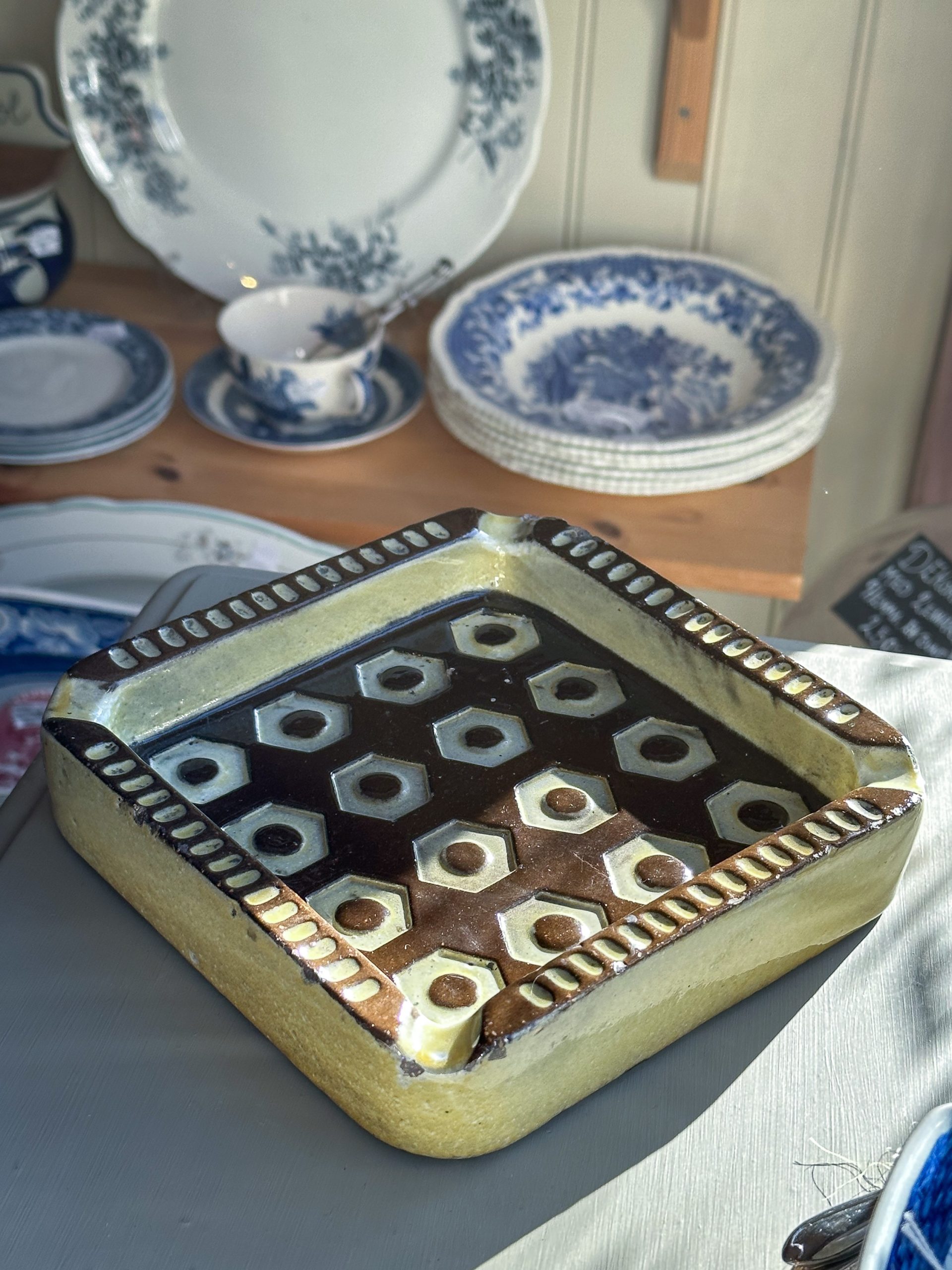 Upsala Ekeby Mari Simmulson Askfat Keramik Malins Vintage