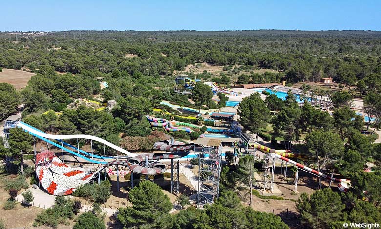Aqualand is het grootste waterpark van Mallorca.