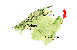 Cala Agulla kart