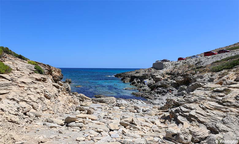 Cala Estreta strand Mallorca