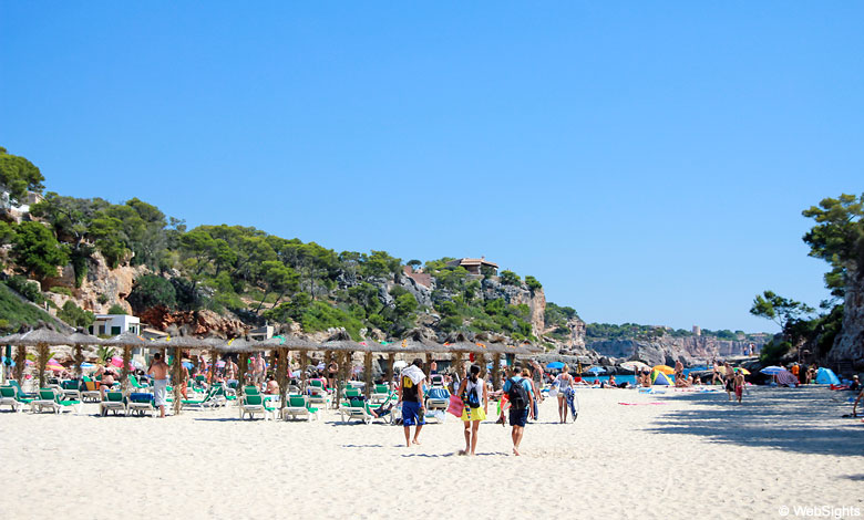 Cala Llombards strand op Mallorca