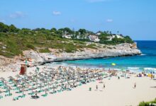 Strände beim Ferienort Cala Mendia auf Mallorca