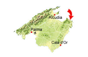 Cala Torta map