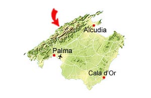 Cala Tuent Karte
