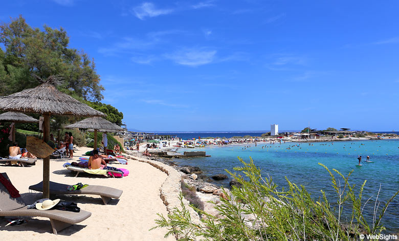 Stranden Cala Xinxell i Illetas på Mallorca
