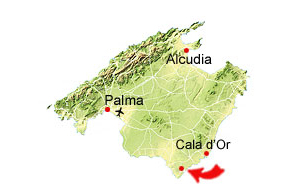 Calo des Marmols kort