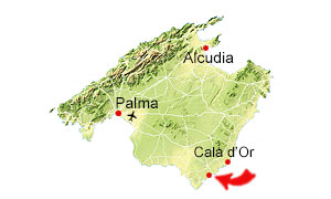 Calo des Moro map