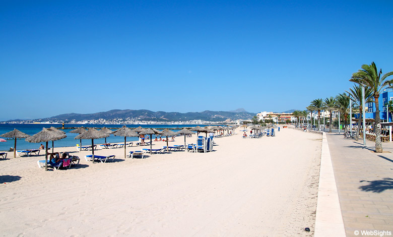 Ciutat Jardi strand in Palma de Mallorca