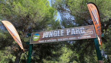 Klimpark Jungle Parc op Mallorca. Klimpark voor het hele gezin.