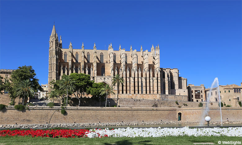 De kathedraal Le Seu in Palma de Mallorca