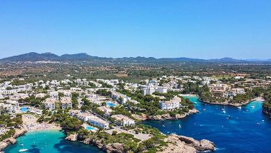 De vakantieplaats Cala d'Or op Mallorca. Mooie stad met heerlijke stranden.
