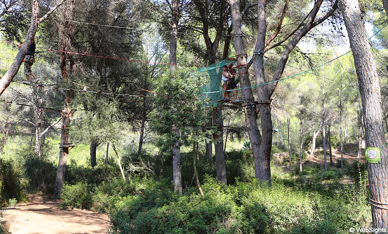 Klimpark Jungle Parc in Santa Ponsa op Mallorca