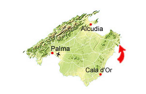 Canyamel map