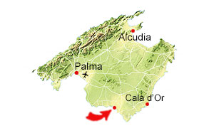 Es Trenc map