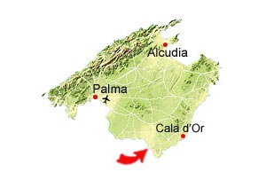 Platja s'Estany Karte