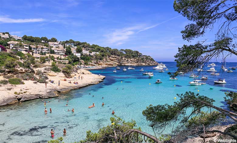 Playa del Rey baai op Mallorca
