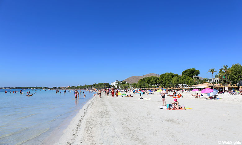 Alcudia has the most child-friendly beach in Mallorca.