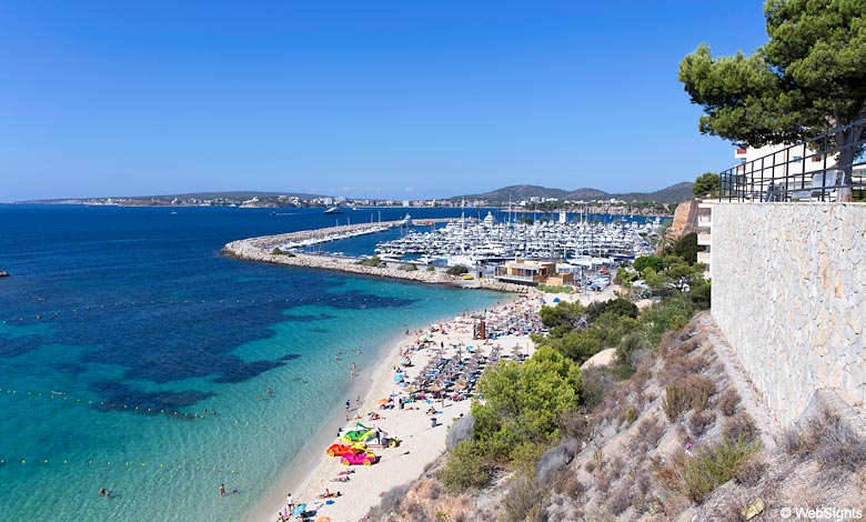 Portals Nous badplaats en strand op Mallorca