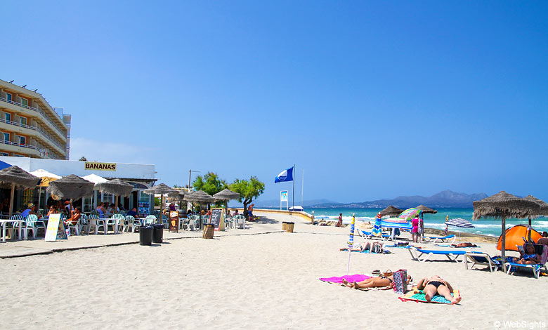 Son Baulo strand i Ca'n Picafort