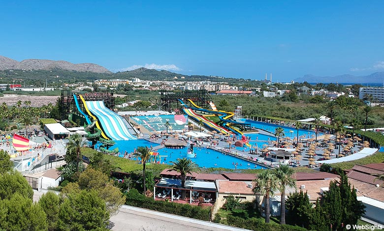 Hidropark i Alcudia på Mallorca