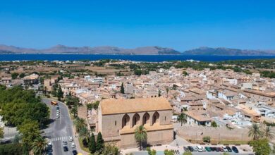 Gamla staden i Alcudia på Mallorca