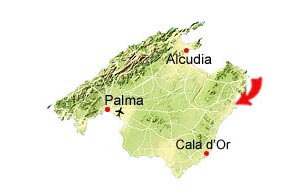 Cala Millor karta