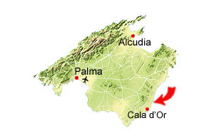 Porto Colom karta