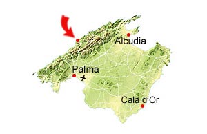 Puerto de Soller karta